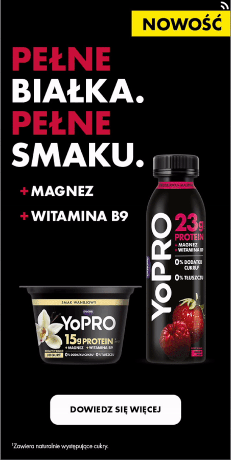 Danone YoPRO banner 1 300x600